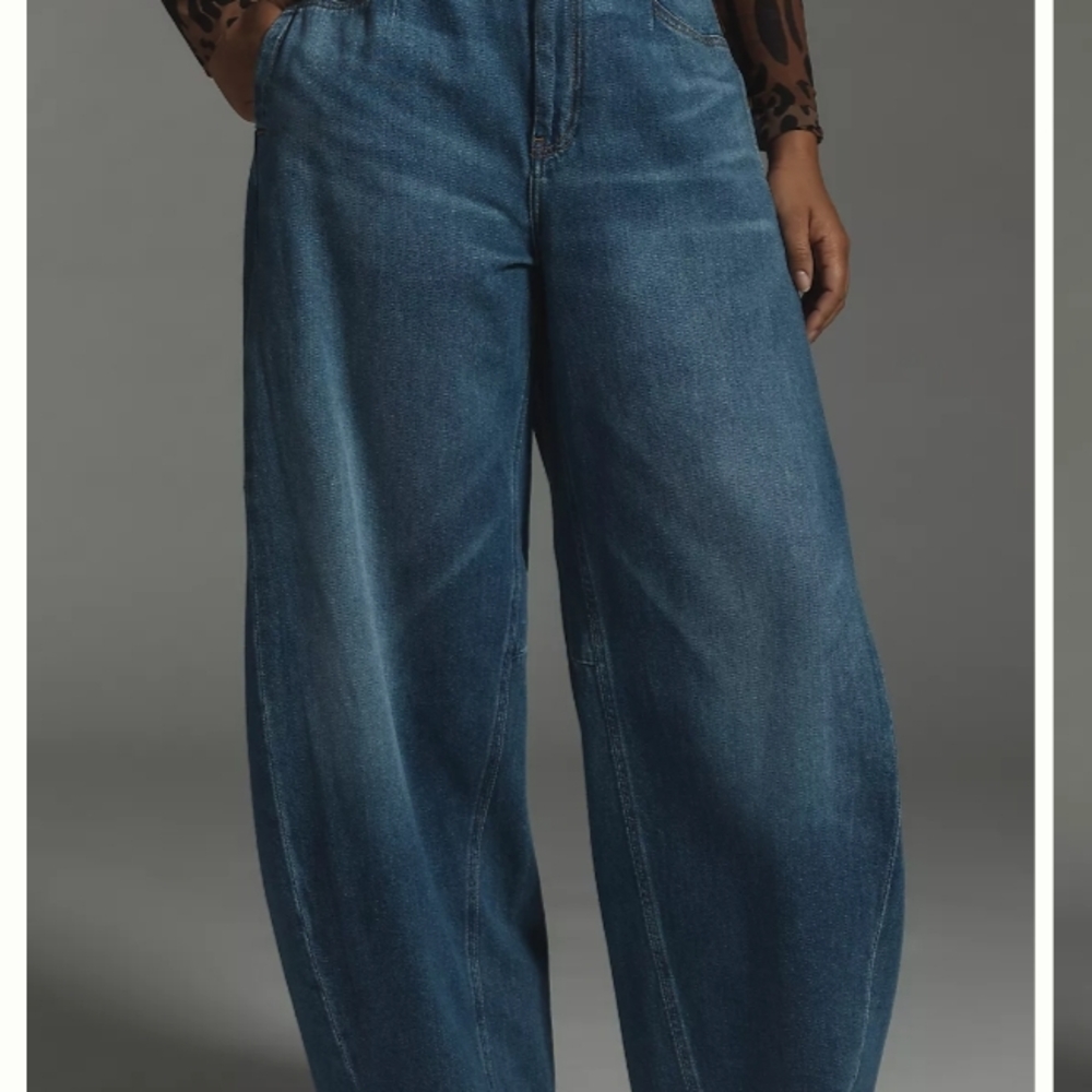 Pilcro Women's Barrel Jeans 4/27